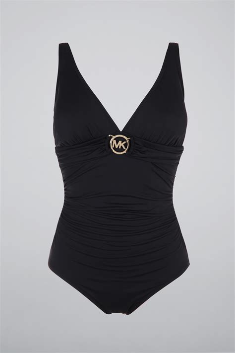 michael kors black swimsuit|Women's Designer Swimwear .